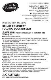 Folding Booster Seat Summer Infant
