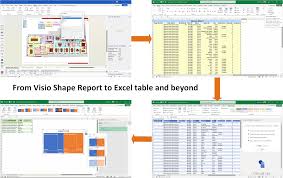 visio shape report converter excel add