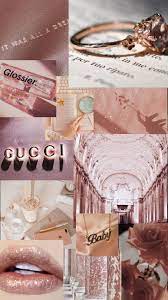 Rose gold tumblr collage wallpaper ...