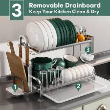 Freestanding Drying Rack Dish Drainers