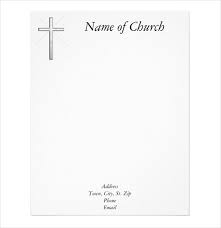 Church fundraising letters writing tips. 6 Best Sample Church Letterhead And Templates Printable Letterhead