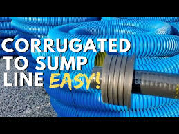 Sump Pump To Corrugated Pipe