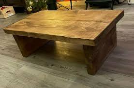 Reclaimed Wood Coffee Table Side