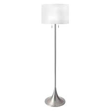 Foor lamps floor lamps floor lamp floor reading lamps walmart. Nuloom 64 In Silver Floor Lamp In The Floor Lamps Department At Lowes Com