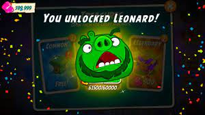 Angry Birds 2 Unlock Leonard! (New Hero) - YouTube