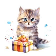 birthday cats png transpa images