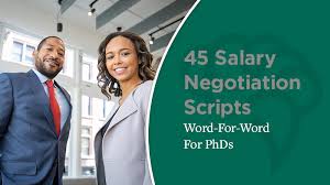 45 Salary Negotiation Scripts Word For