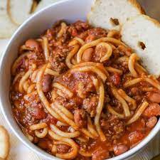 chili spaghetti two of your favorite