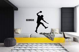 Personalized Basketball Wall Decal Wall