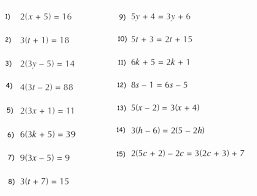 Distributive Property With Variables