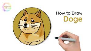 doge meme dogecoin drawing tutorial