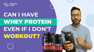 can i drink whey protein without