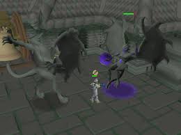 Gargoyles are slayer monsters located in the slayer tower's top floor and basement, requiring 75 slayer in order to be harmed. Grotesque Guardians Strategies Osrs Wiki