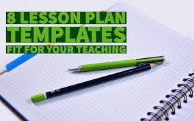 8 free lesson plan templates fit for