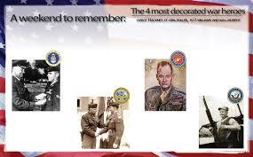 the 4 most decorated war heroes