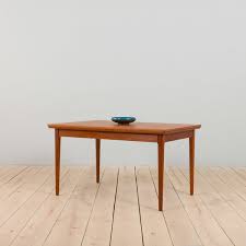 rectangular teak dining table with