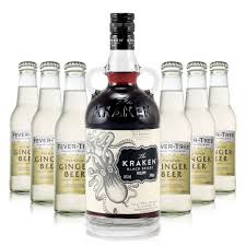 Kraken takes its name from a mythological sea beast that is said to attack ships sailing the atlantic. The Kraken Black Spiced Rum Fever Tree Ginger Beer The Kraken Rum