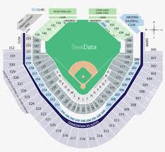 chase field seating chart row numbers