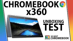 hp chromebook x360 test unboxing