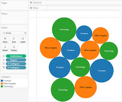 Build A Packed Bubble Chart Tableau