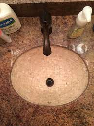 undermount sink installed correctly