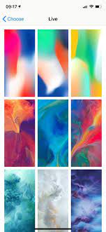 live wallpapers on iphone xr and iphone