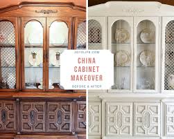 China Cabinet Makeover Part Two Joy