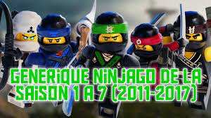 Générique Ninjago de la saison 1 à 7 - YouTube