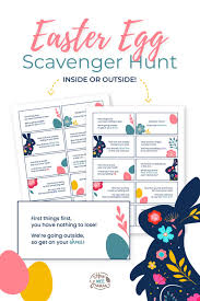 I hope you enjoy this easter scavenger hunt, and that the clues work well. Indoor And Outdoor Easter Egg Hunt Clues How Wee Learn