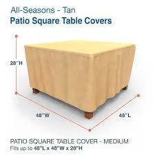 Medium Square Patio Table Covers