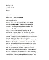 49 Resignation Letter Examples Examples