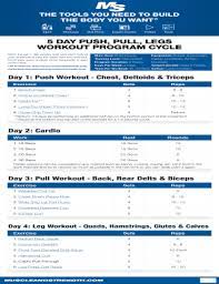push workout plan form fill out and