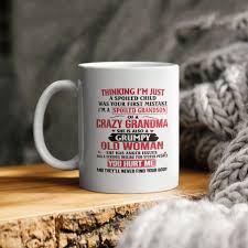 crazy nana ceramic coffee mug teeruto