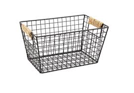 metal basket for storage at home size