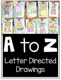 In this drawing we will draw the letters a to e step . Alphabet Letter Directed Drawings Abc Countdown Distance Learning