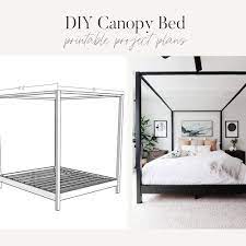 Canopy Bed Plans Printable Pdf