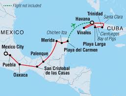 Please select region or visit merida international. Map Of Discover Mexico Cuba