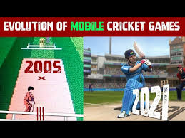 evolution of all mobile cricket games