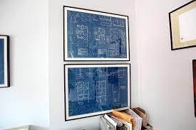 7 Framed Blueprint Ideas Home Home