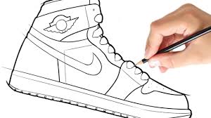 So introduce your children to the legacy of fancy footwear with these nike jordan coloring pages. Shoe Drawing Cheaper Than Retail Price Buy Clothing Accessories And Lifestyle Products For Women Men