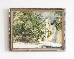 Wall Decor Vintage Summer Painting