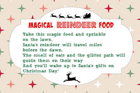 Here you will find list of poems with theme as food and also funny poems. Magical Reindeer Food Recipe Free Printable Poem Tag Mama Cheaps