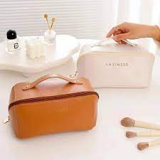 pink laziness cosmetic kit bag