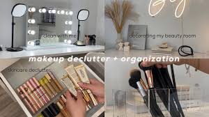 organizing decluttering my makeup