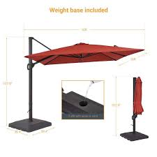 Rotation Offset Patio Umbrella