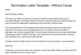 termination letter what to include