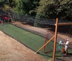 diy batting cage in your backyard