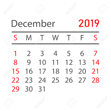 Image result for december 2019 calendar
