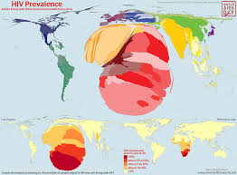 Global HIV Prevalence - Views of the WorldViews of the World