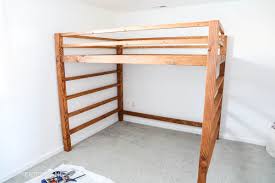 diy full loft bed how to build